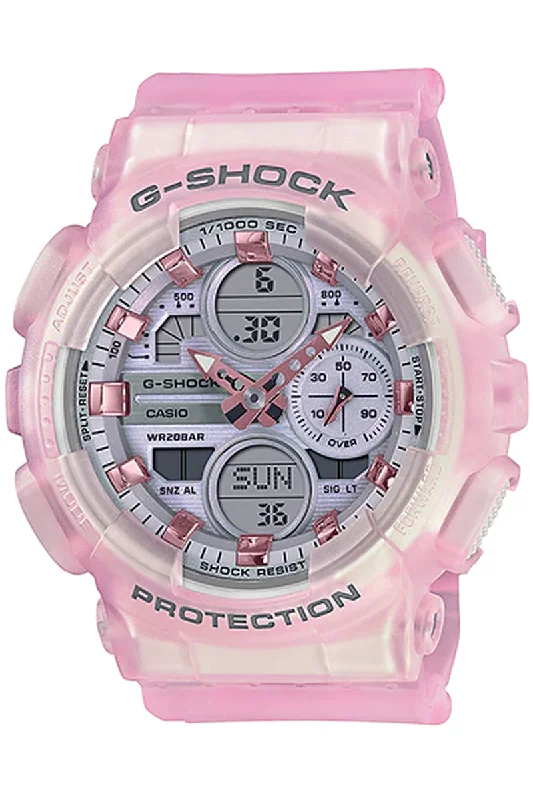 Casio G-shock GMA-S140NP-4A Digital Analog Rubber Strap Watch