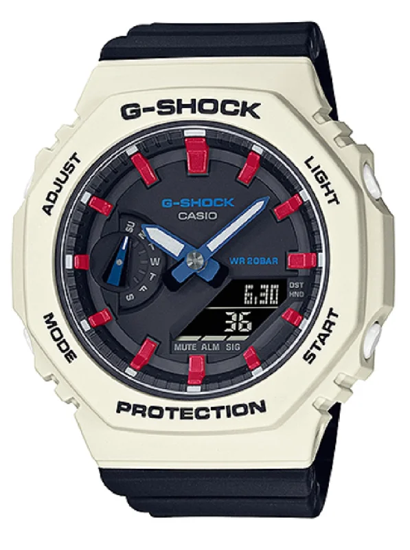 Casio G-shock GMA-S2100WT-7A2 Digital Analog Rubber Strap Watch for Women