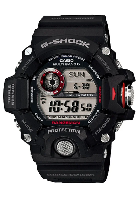 Casio G-shock GW-9400-1DR Digital Rubber Strap Watch