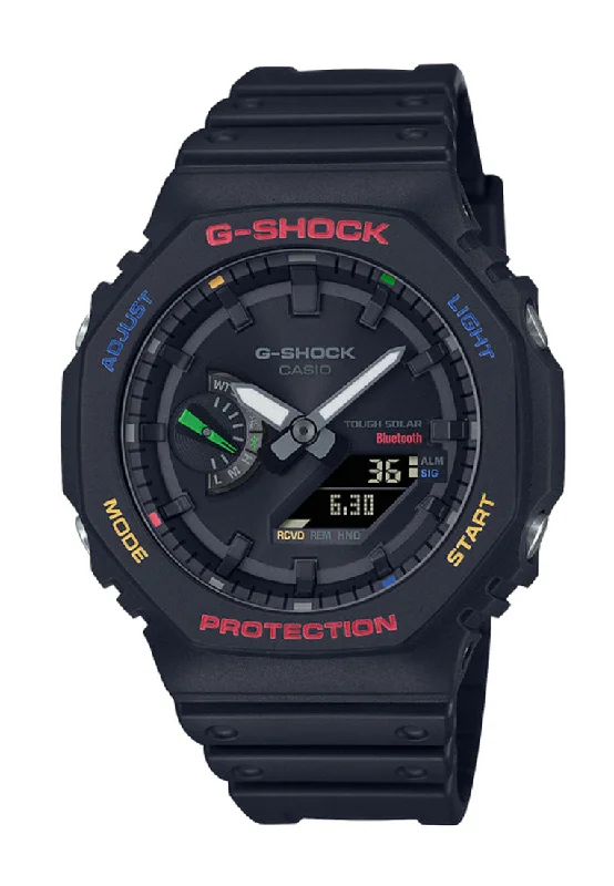 Casio GA-B2100FC-1A Digital Analog Rubber Strap Watch for Men