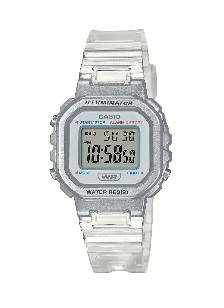 Casio LA-20WHS-7A Digital Rubber Strap Watch For Women