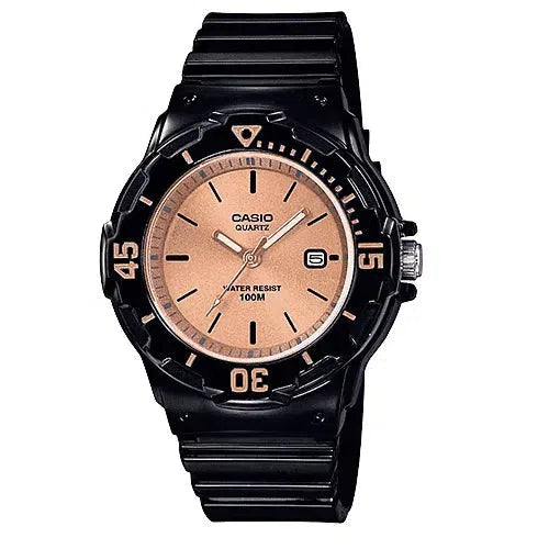 Casio LRW-200H-9E2VDF Black Resin Watch for Women