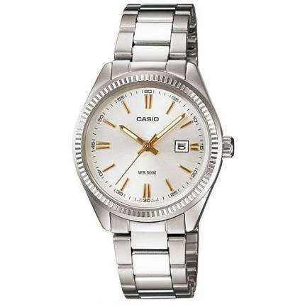 Casio LTP-1302D-7A2 Silver Stainless Watch for Women