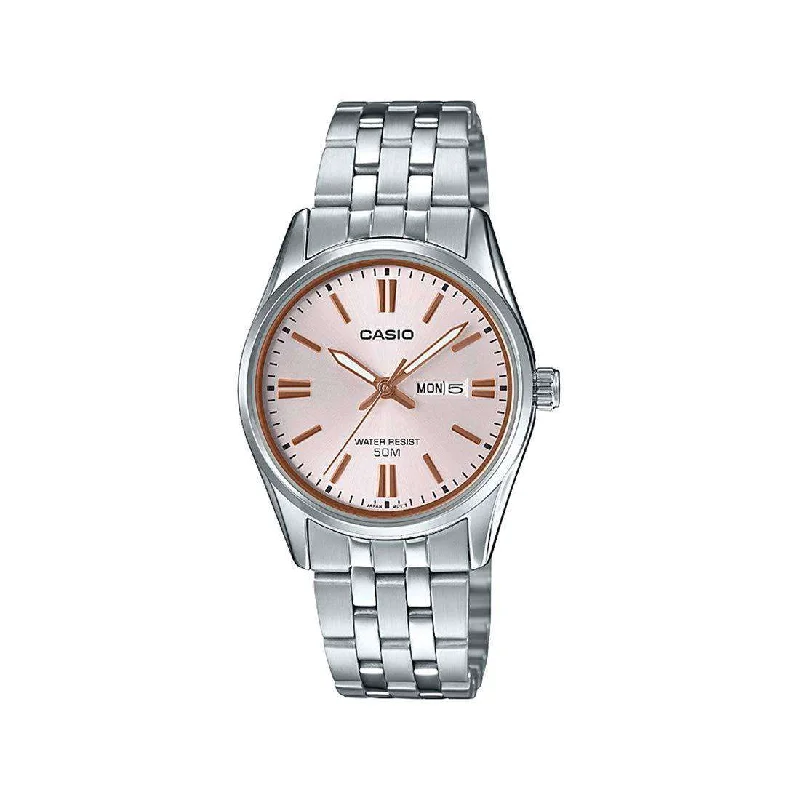 Casio LTP-1335D-4AVDF Silver Stainless Steel Strap Watch for Women