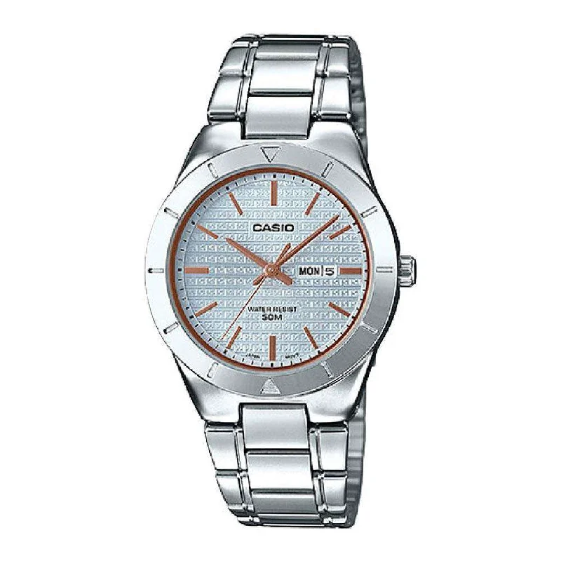 Casio LTP-1410D-2A Silver Stainless Watch for Women