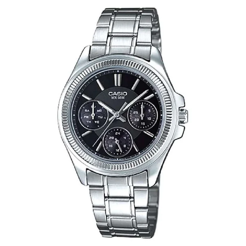 Casio LTP-2088D-1A Silver Stainless Watch for Women