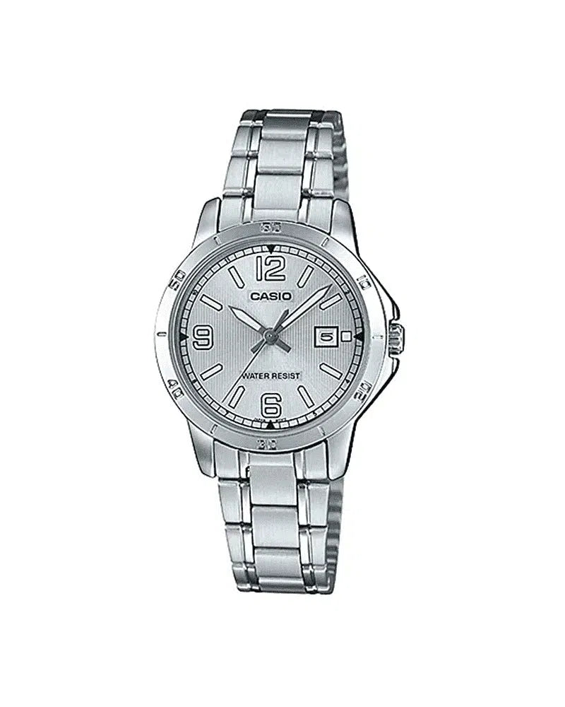 Casio LTP-V004D-7B2 Silver Stainless Watch for Women