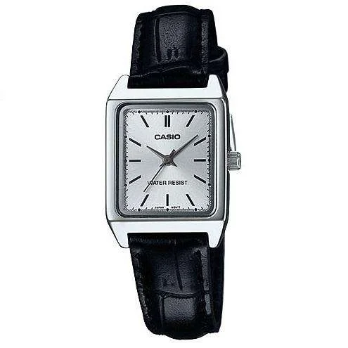 Casio LTP-V007L-7E1 Black Leather Watch for Women