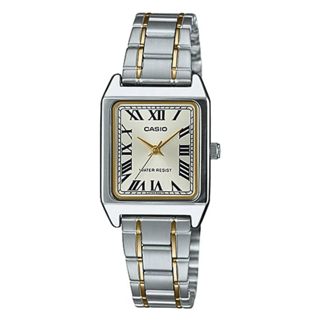 Casio LTP-V007SG-9B Two-Toned Stainless Steel Watch for Women