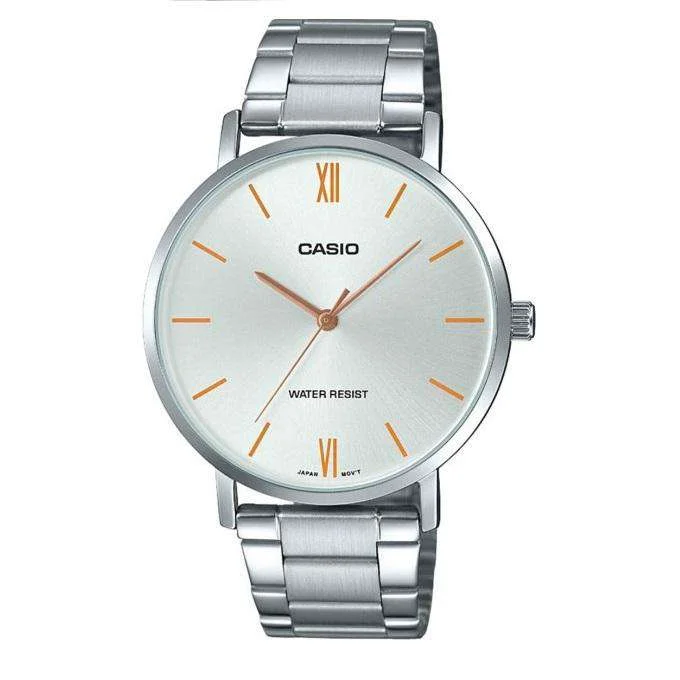 Casio LTP-VT01D-7BUDF Silver Stainless Watch for Women