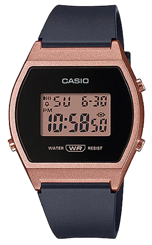 Casio LW-204-1ADF Black Resin Strap Watch for Women