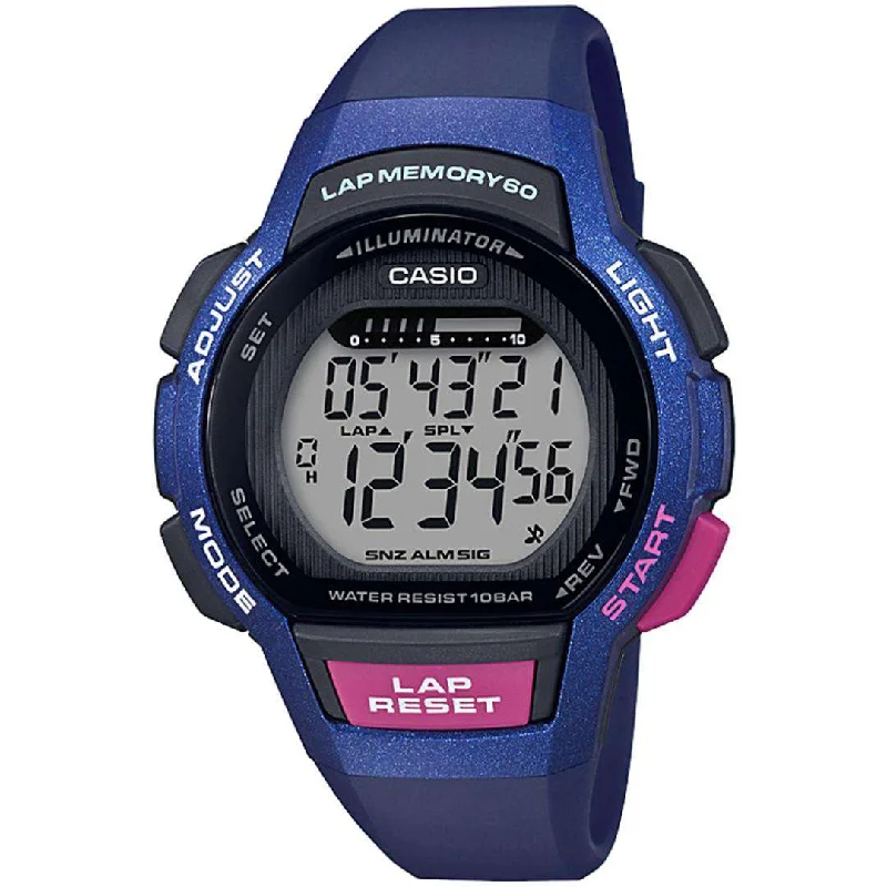 Casio LWS-1000H-2A Blue Resin Unisex Watch