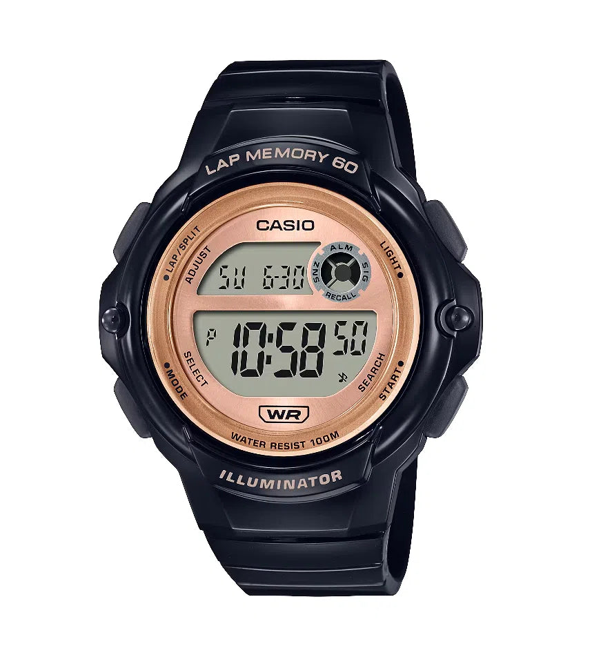 Casio LWS-1200H-1A Digital Rubber Strap Watch For Women