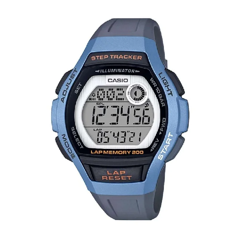 Casio LWS-2000H-2A Blue Resin Unisex Watch