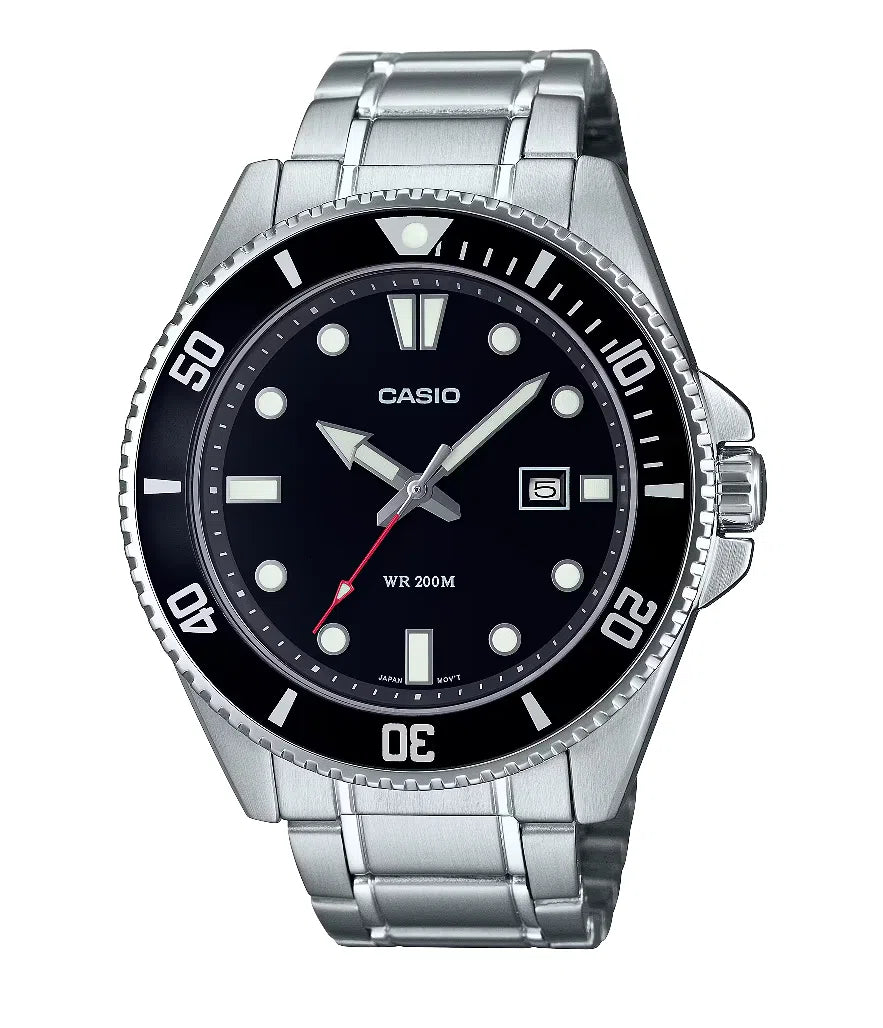 Casio MDV-107D-1A1 Analog Stainless Steel Strap Watch For Men