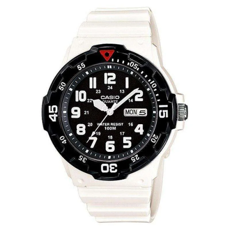 Casio MRW-200HC-7B White Resin Strap Watch For Men