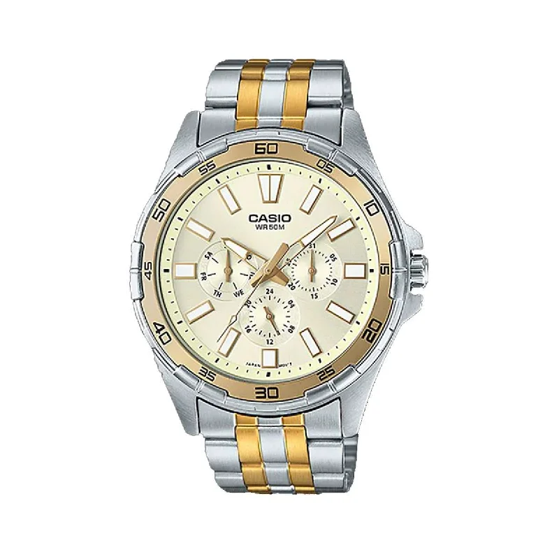 Casio MTD-300SG-9A Two-Toned Stainless Watch for Men