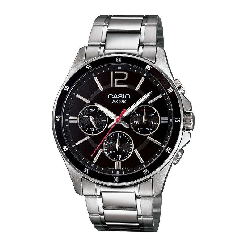 Casio MTP-1374D-1AVDF Silver Stainless Watch for Men