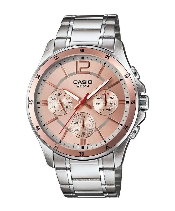 Casio MTP-1374D-9AVDF Silver Stainless Watch for Men