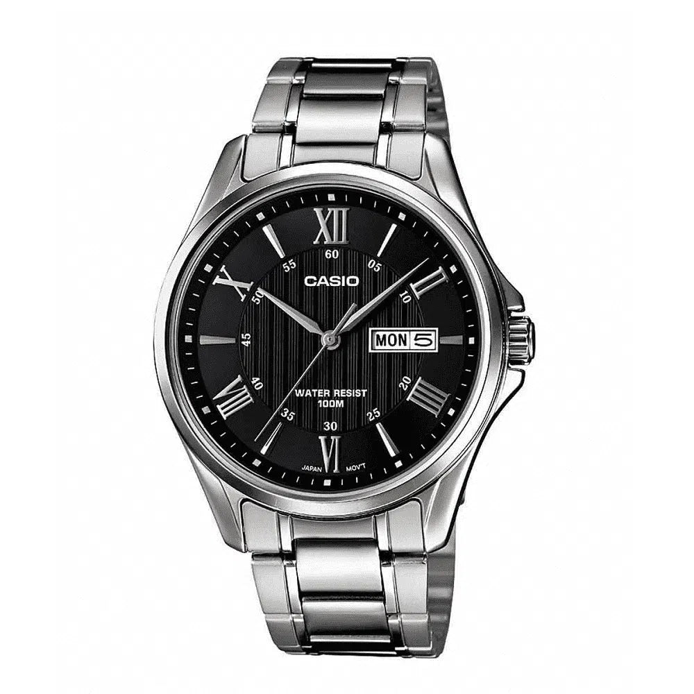 Casio MTP-1384D-1AVDF Silver Stainless Watch for Men