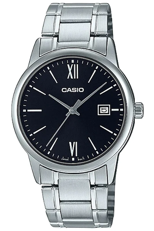 Casio MTP-V002D-1B3 Silver Stainless Watch for Men