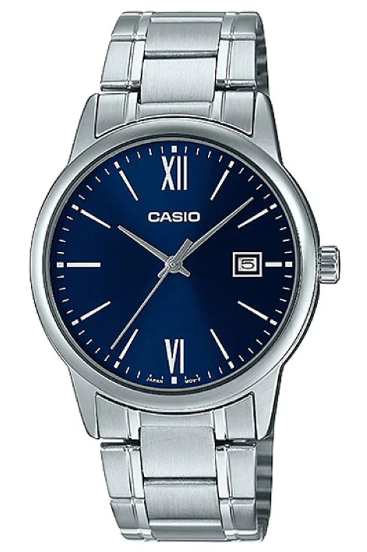 Casio MTP-V002D-2B3 Silver Stainless Strap watch for Men