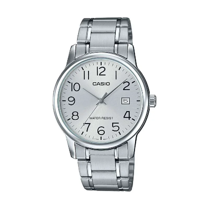 Casio MTP-V002D-7B Silver Stainless Watch for Men