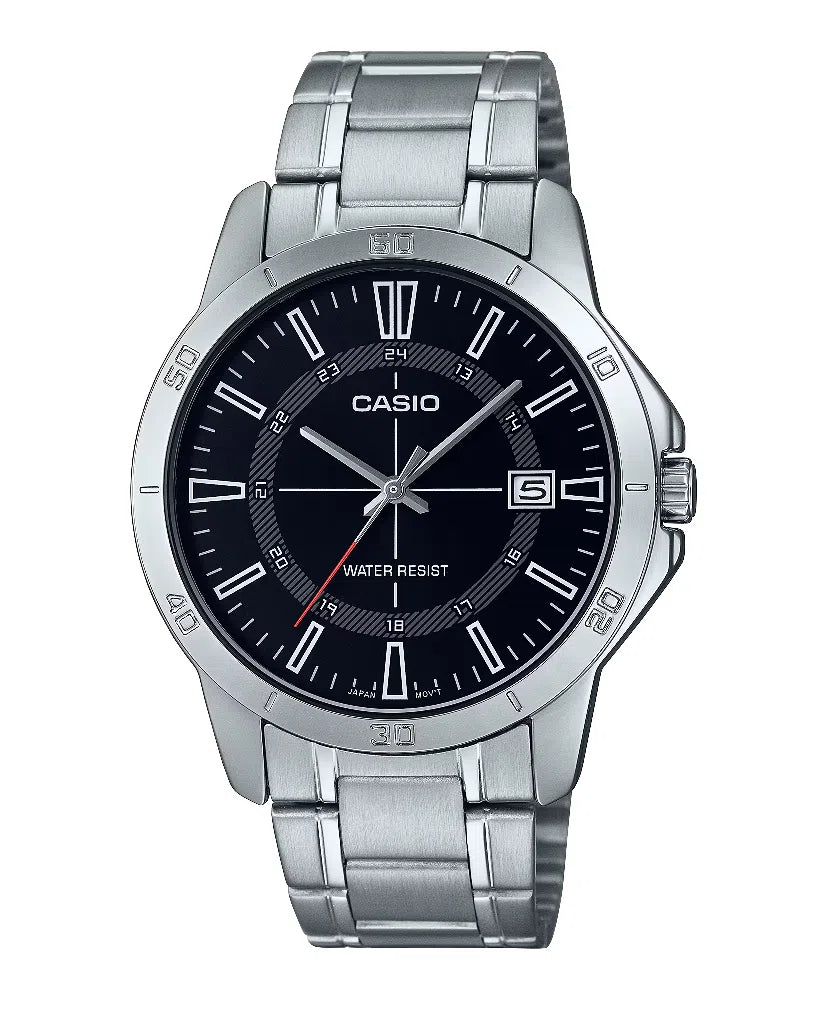 Casio MTP-V004D-1C Analog Stainless Steel Strap Watch For Men