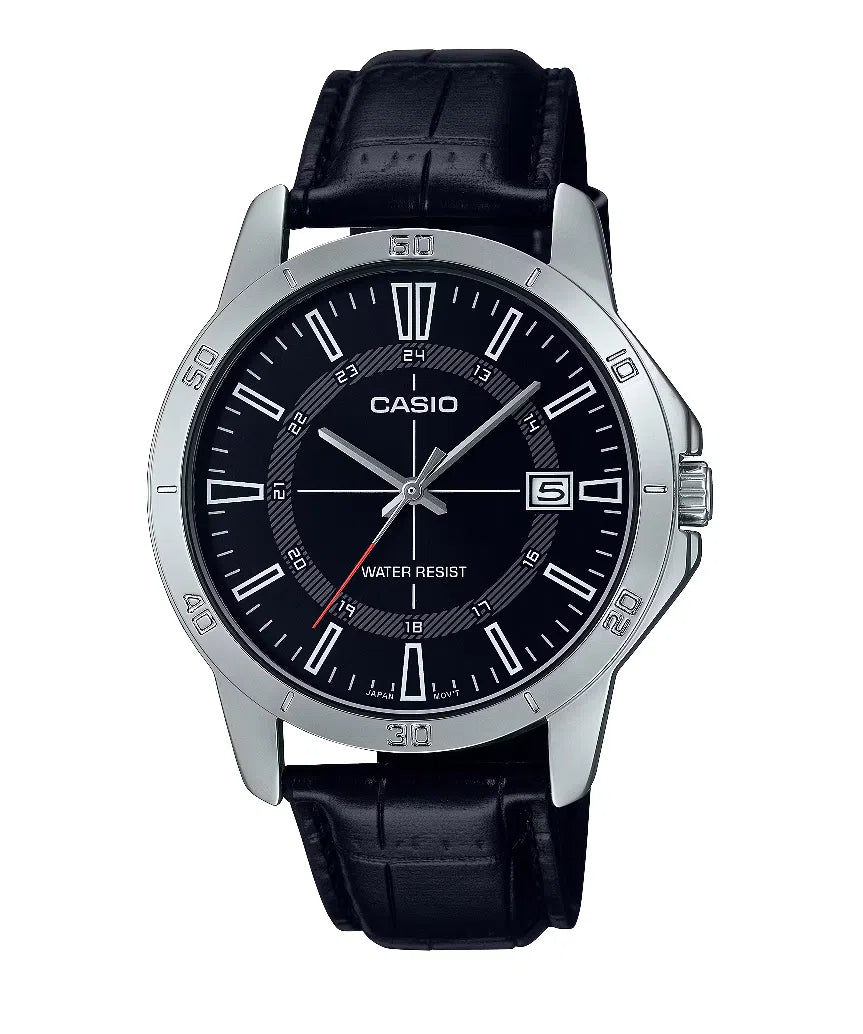 Casio MTP-V004L-1C Analog Leather Strap Watch For Men