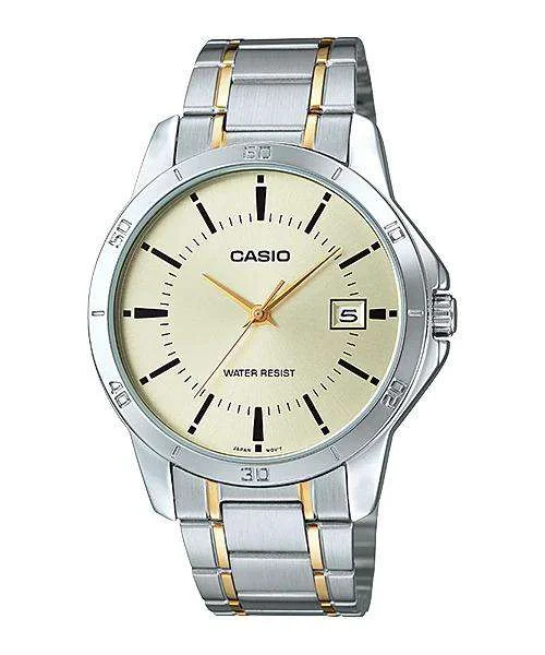 Casio MTP-V004SG-9A Gold Stainless Watch for Men