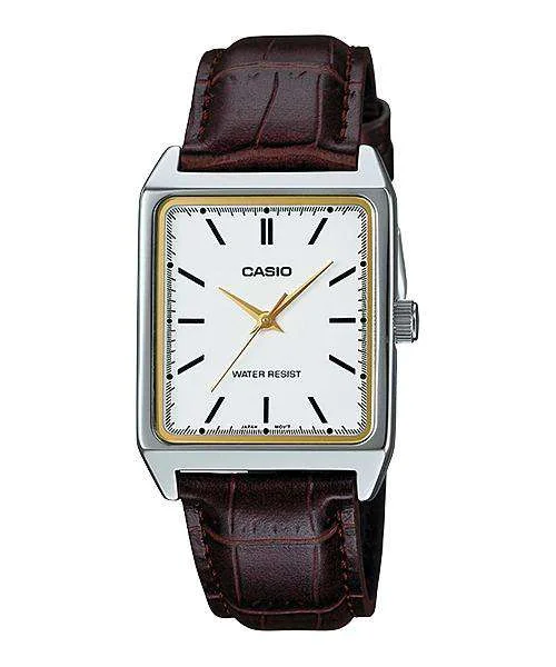 Casio MTP-V007L-7E2 Brown Leather Watch for Men