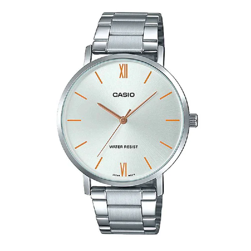 Casio MTP-VT01D-7B Silver Stainless Watch for Men