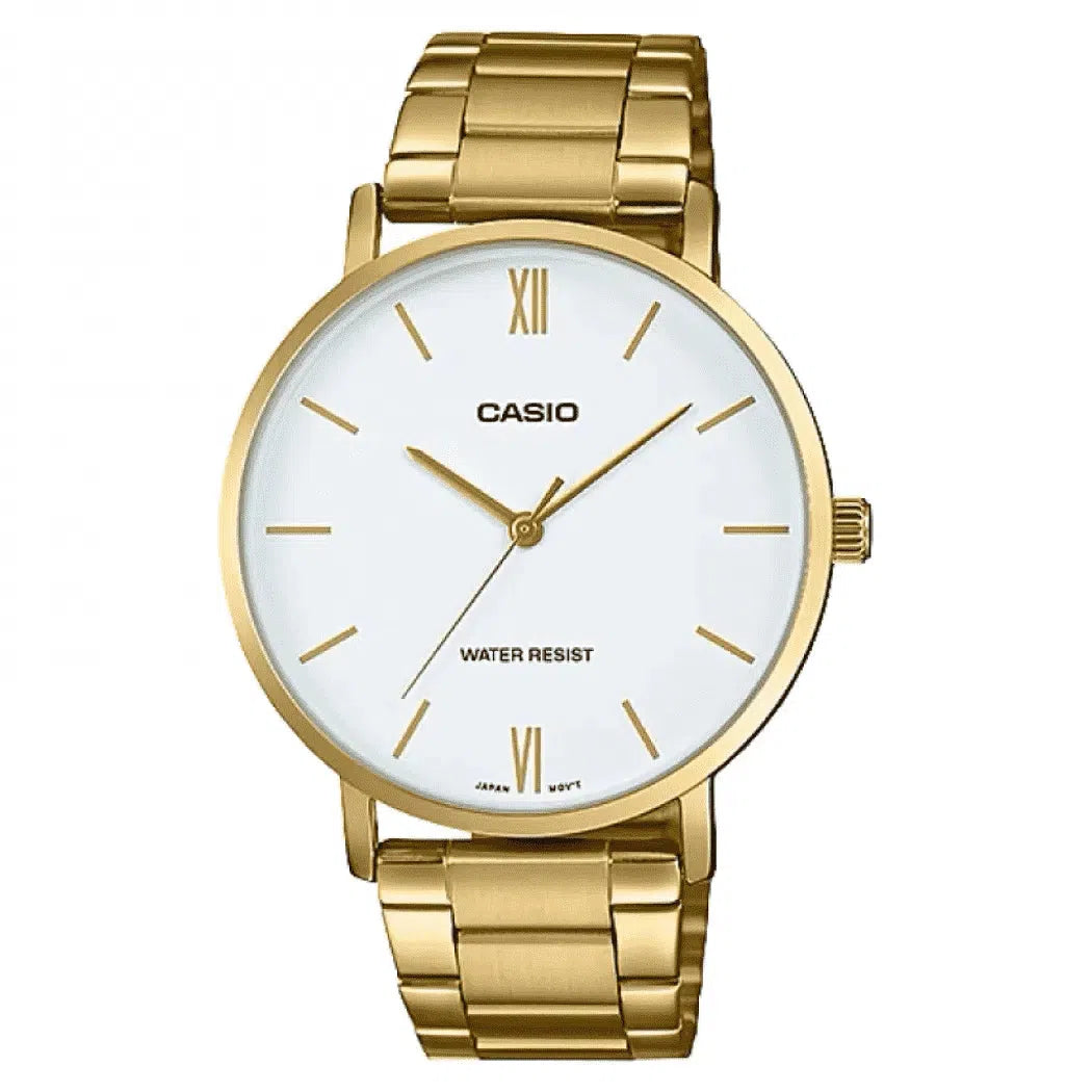 Casio MTP-VT01G-7B Gold Stainless Watch for Men