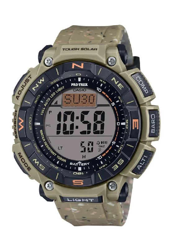 Casio Pro Trek PRG-340SC-5DR Digital Rubber Strap Solar Watch for Men