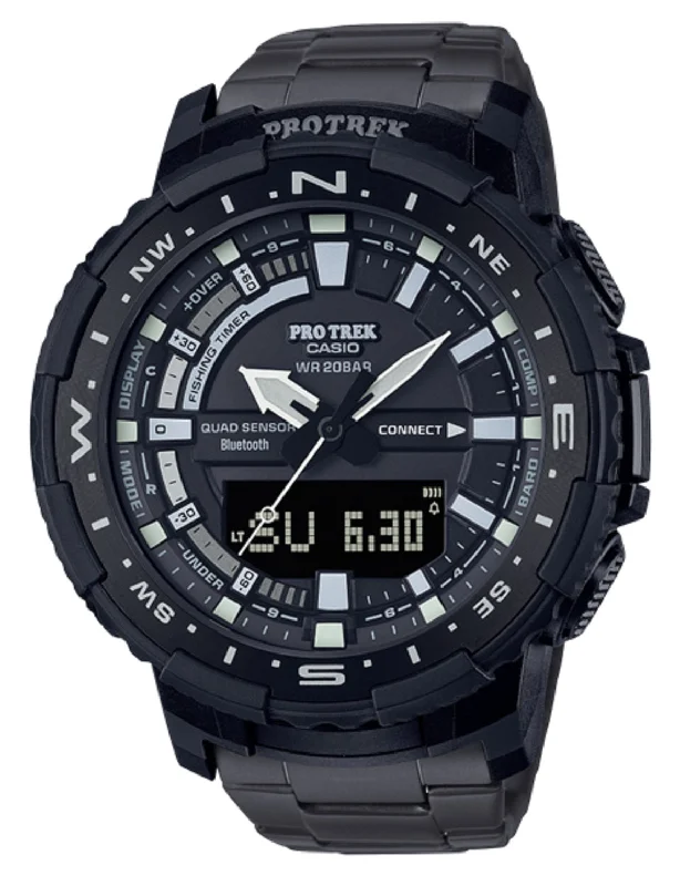 Casio Pro Trek PRT-B70YT-1DR Bluetooth Digital Analog Smart Watch for Men