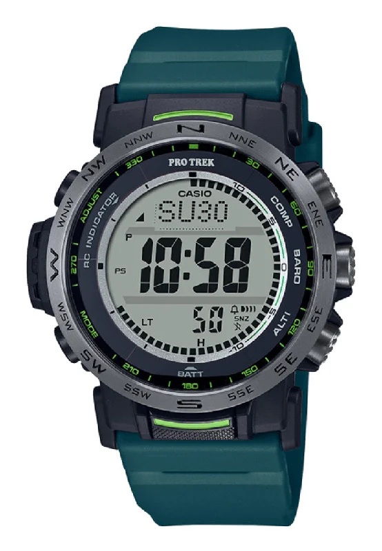 Casio Pro Trek PRW-35Y-3DR Digital Rubber Strap Watch For Men