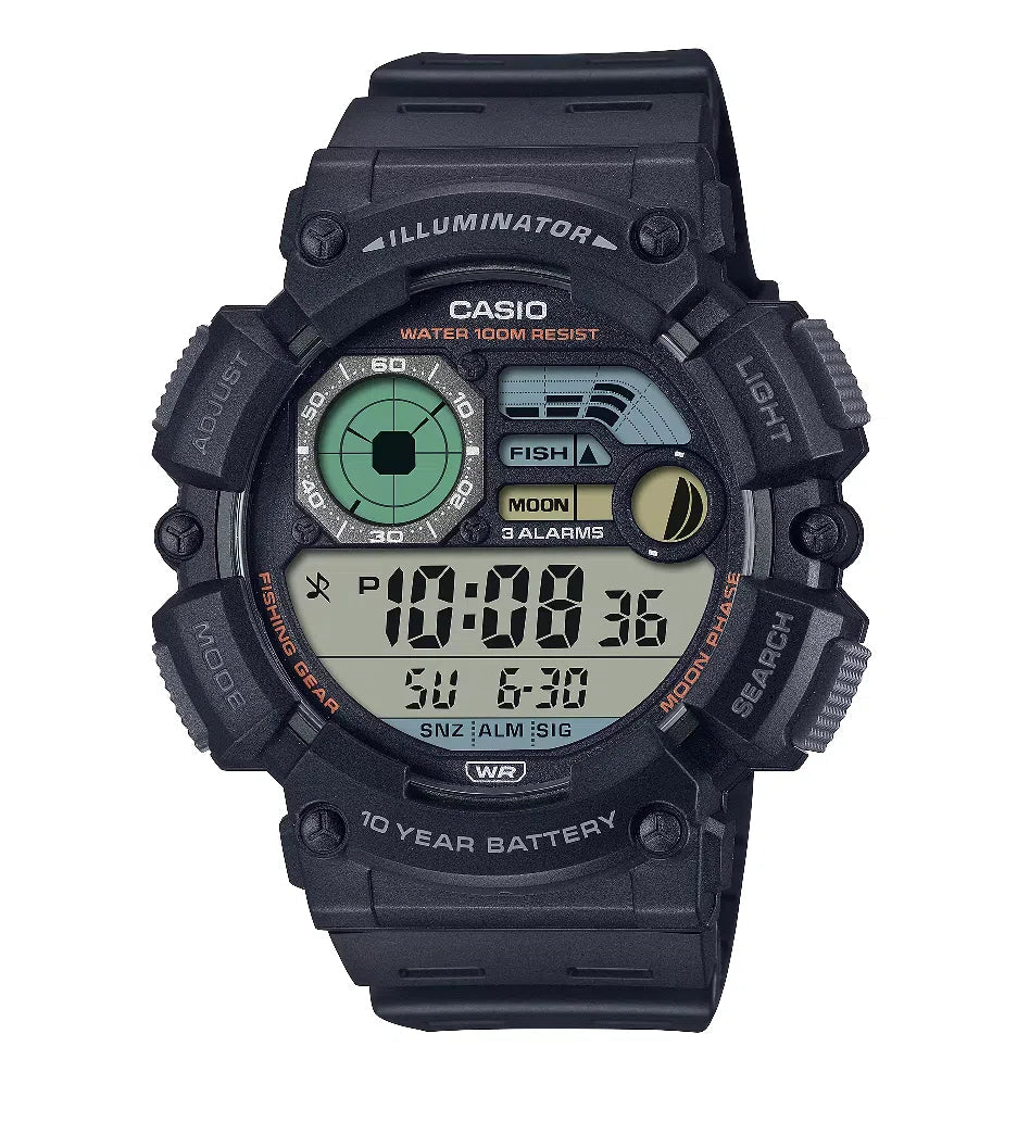 Casio  WS-1500H-1A Digital Rubber Strap Watch For Men