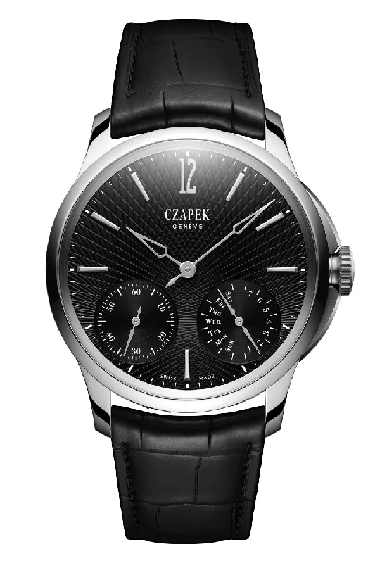 Czapek Quai des Bergues 40.5mm Tuxedo Black