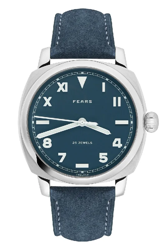 Fears Brunswick 40 Topper Edition Series II Winter Lake Dial on Tahoe Blue Strap