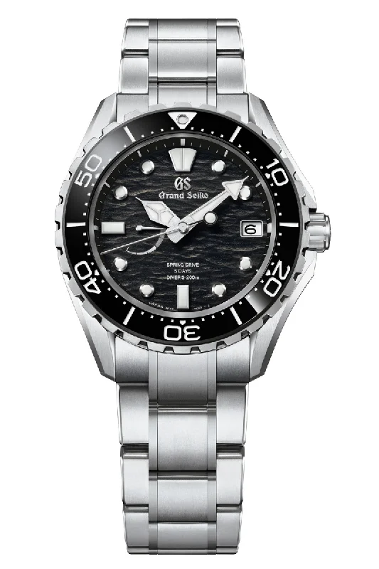 Grand Seiko Spring Drive Black Stream 200m Diver SLGA015