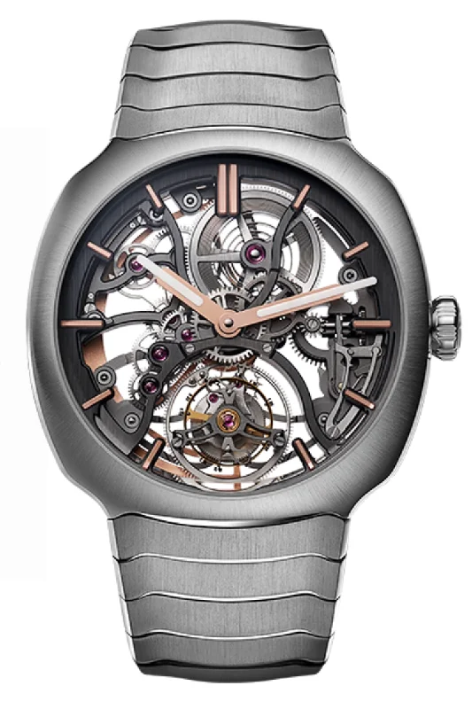 H. Moser & Cie Streamliner Cylindrical Tourbillon Skeleton 6814-1200