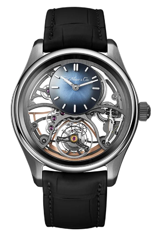 H. Moser & Cie Pioneer Cylindrical Tourbillon Skeleton 3811-1200