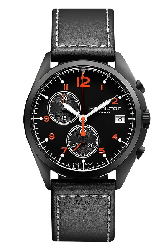 Hamilton Khaki Aviation Pilot Pioneer Chrono Quartz H76582733