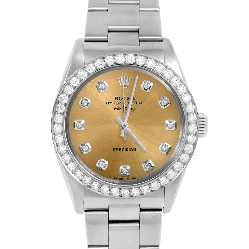 Rolex Air King 34mm | 5500-SS-CHM-DIA-AM-2CT-OYS