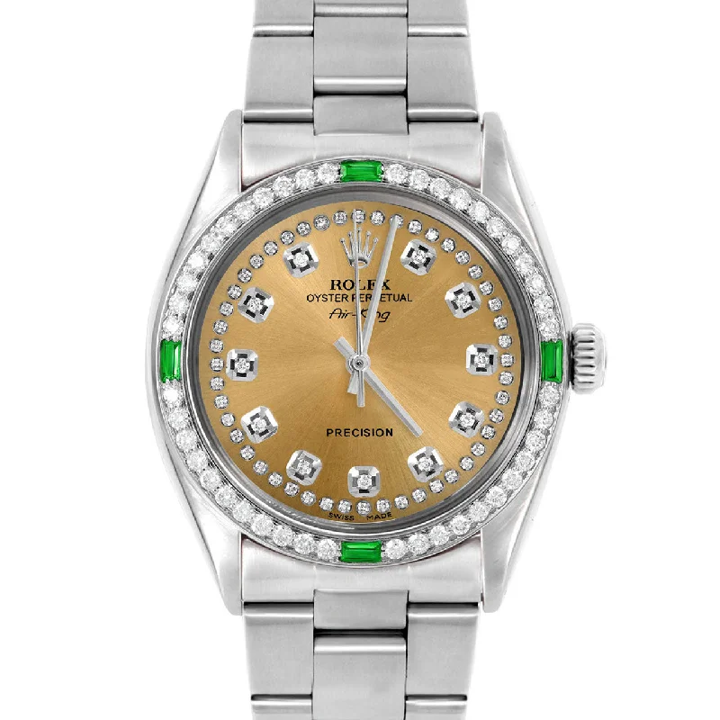 Rolex Air King 34mm | 5500-SS-CHM-STRD-4EMD-OYS