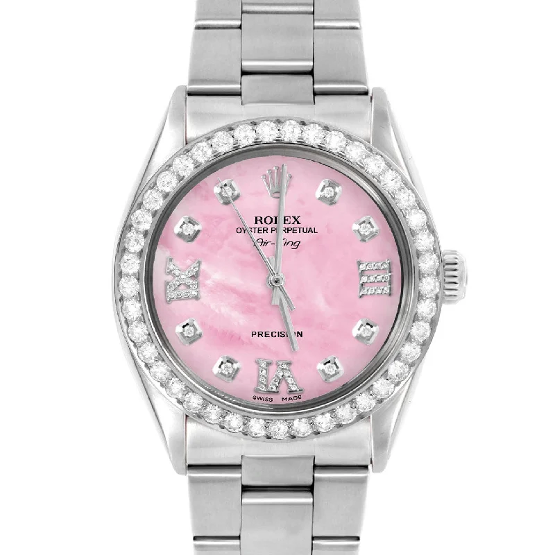 Rolex Air King 34mm | 5500-SS-PMOP-8DR369-2CT-OYS