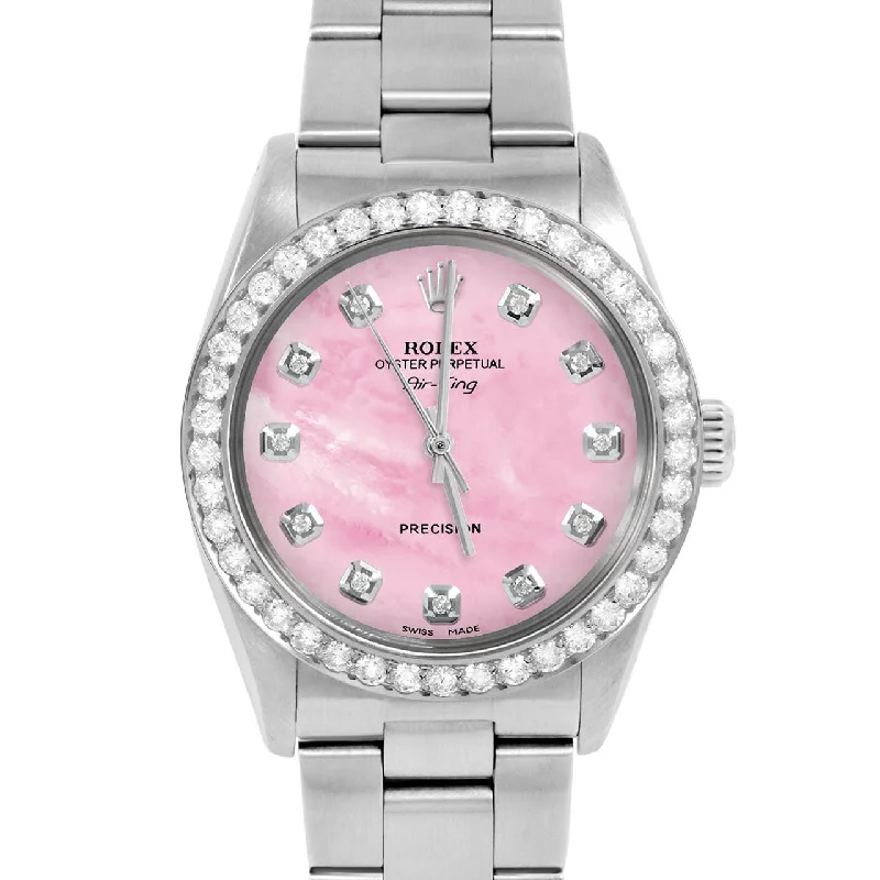 Rolex Air King 34mm | 5500-SS-PMOP-DIA-AM-2CT-OYS