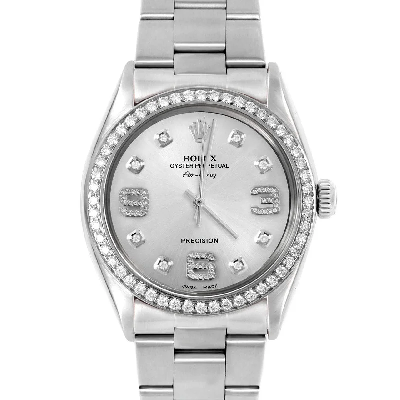 Rolex Air King 34mm | 5500-SS-SLV-8DA369-BDS-OYS