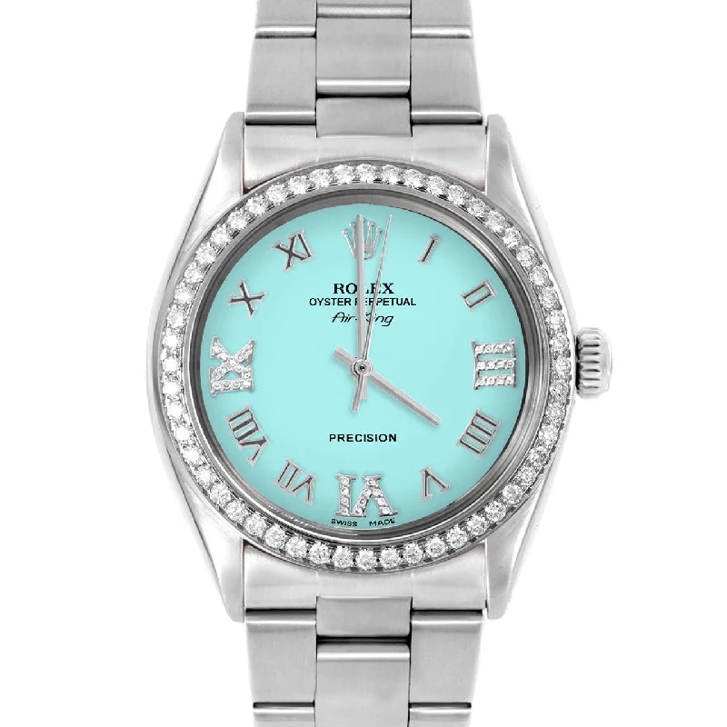 Rolex Air King 34mm | 5500-SS-TRQ-RDR369-BDS-OYS