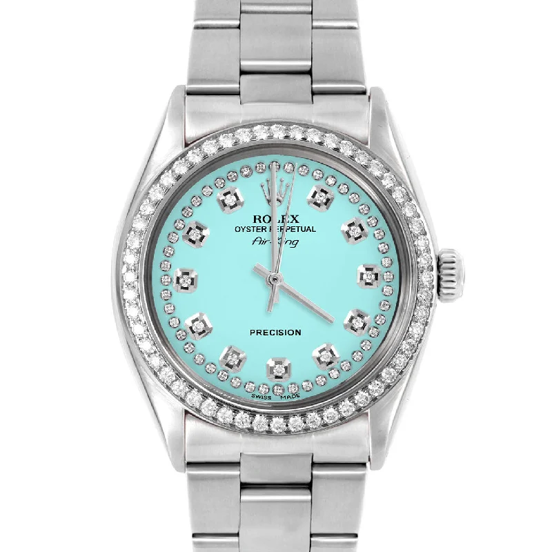 Rolex Air King 34mm | 5500-SS-TRQ-STRD-BDS-OYS